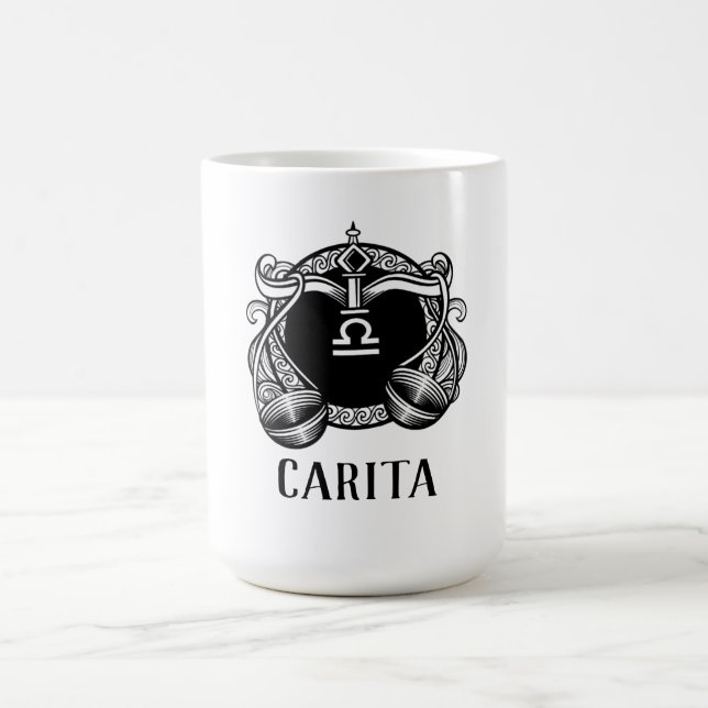 Libra Personnalisé Combo Mug 15 oz (Centre)