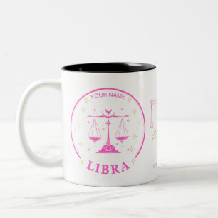 Libra personnalisée Zodiac 11 oz de café Mug