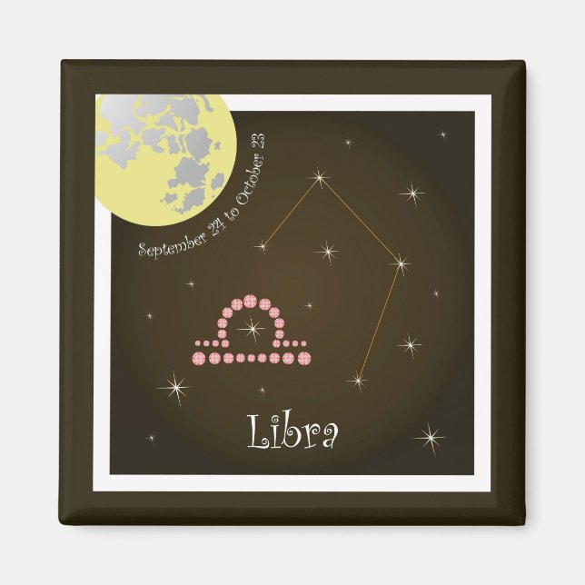 Libra Septembre 24 to October 23 Aimant (Devant)