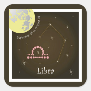 Libra Septembre 24 to October 23 Autocollants