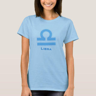 "Libra" signe graphique air zodiac bébé t-shirt bl