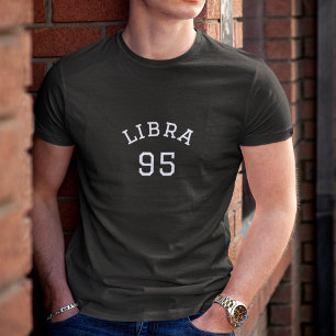 Libra T-shirt d'anniversaire noir