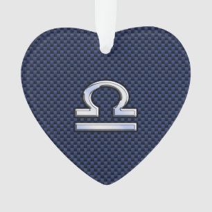 Libra Zodiac Connexion en fibre de carbone bleu