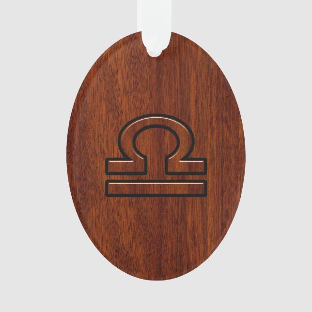 Libra Zodiac Connexion sur le Décor Style Mahogany (devant)