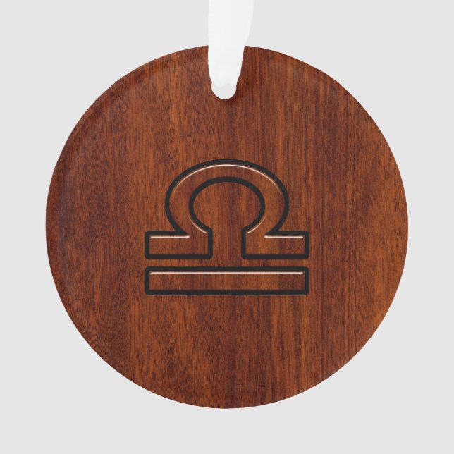 Libra Zodiac Connexion sur le Décor Style Mahogany (devant)