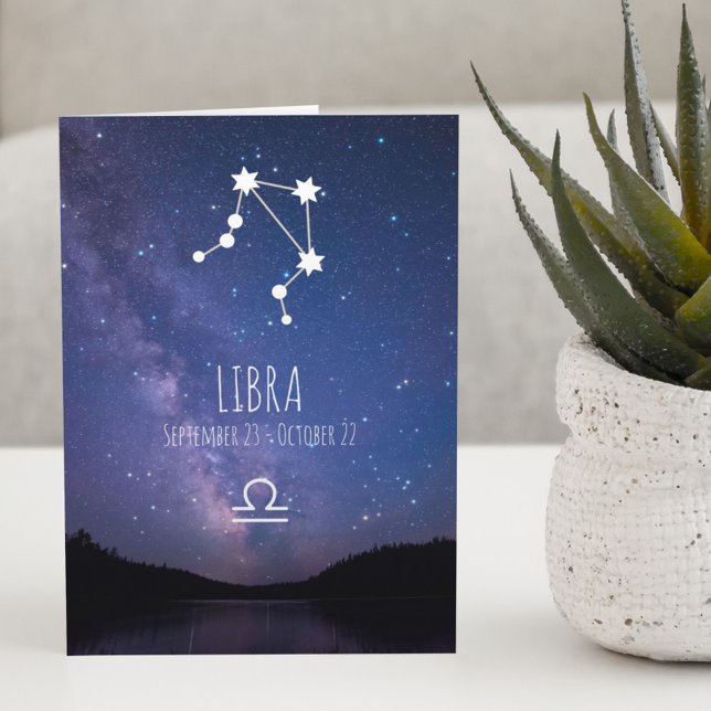 Libra Zodiac Constellation | Carte d'astrologie (Créateur téléchargé)