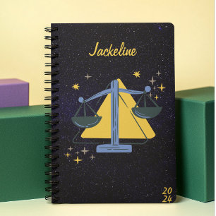 Libra Zodiac l Moderne Galaxy Sky Star Calendrier