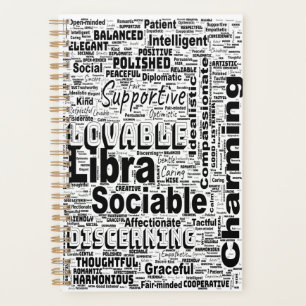Libra Zodiac Word Cloud Inspiration