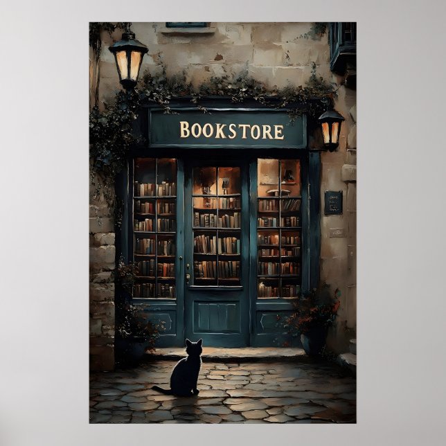 Librairie Ancienne Et Impression De Chat, Amoureux (Devant)