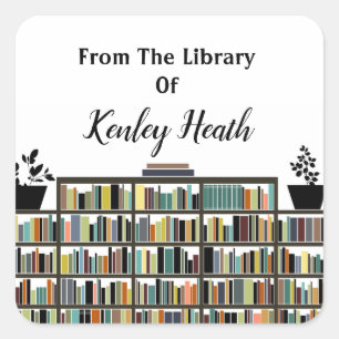Librairie Étiquettes de livres