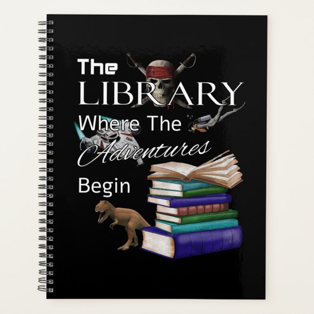 Library Books Where The Adventure Begins Book Read (Devant)