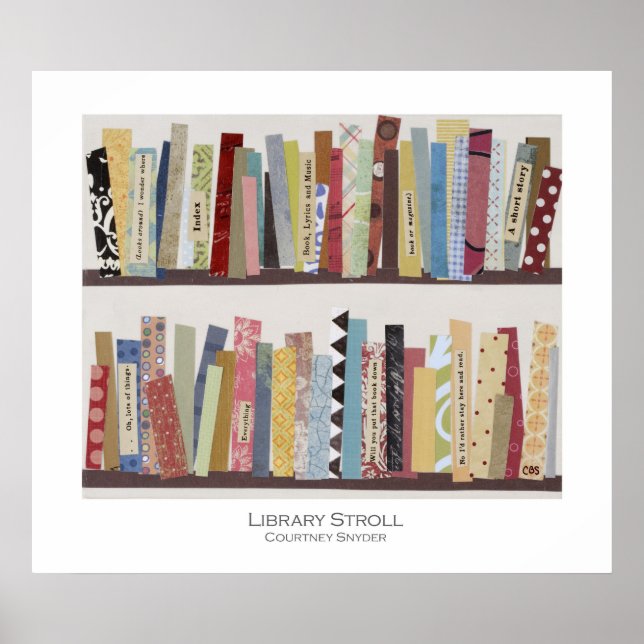 Library Stroll Poster (Devant)