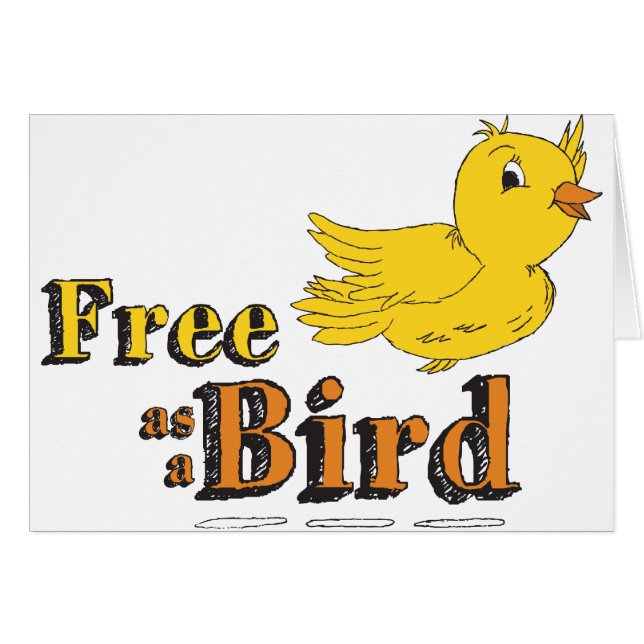 Libre comme un oiseau Libre comme un oiseau Jaune  (Devant horizontal)
