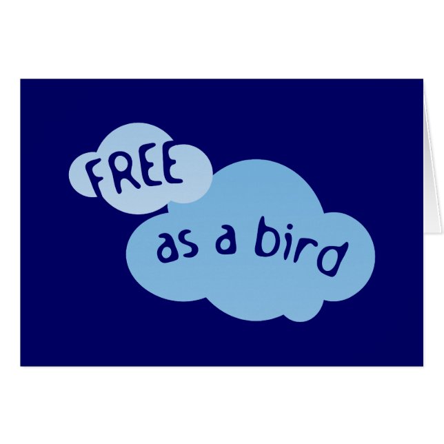 Libre En Tant Qu'Oiseau (Devant horizontal)