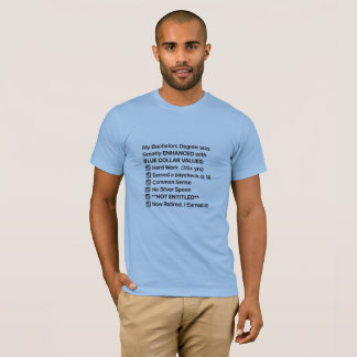 Licence avec Blue Collar Values T-shirt