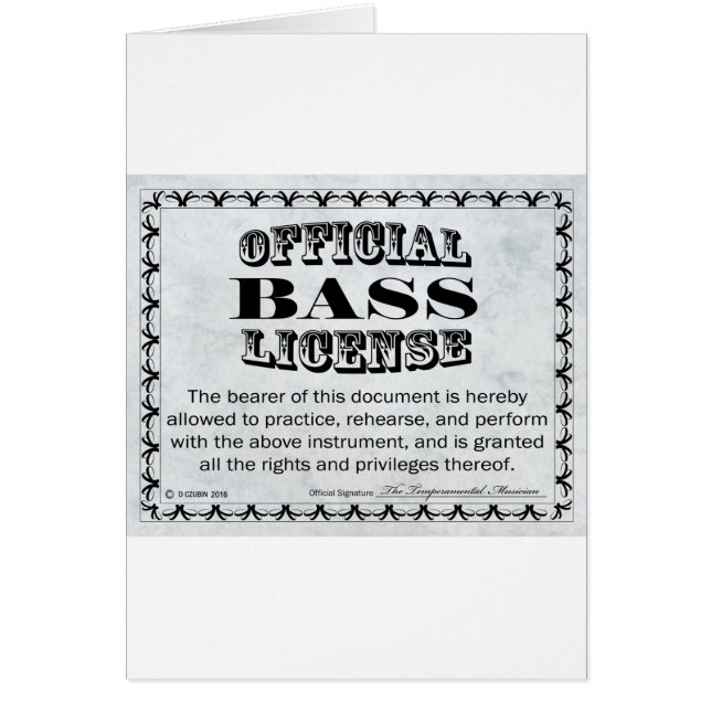 Licence basse (Devant)