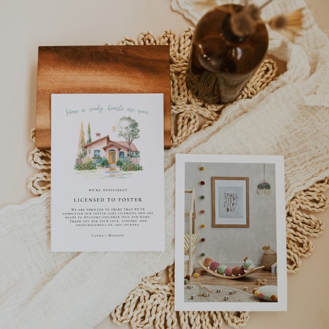 Licence de mise en Faire-part | Coeurs ouverts (Créateur téléchargé)