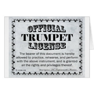 Licence de trompette