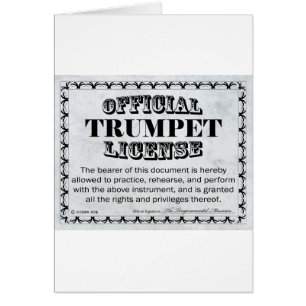 Licence de trompette