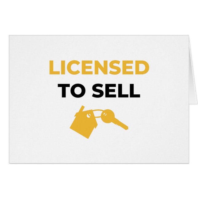 Licence de vente 2 (Devant horizontal)