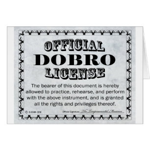 Licence Dobro