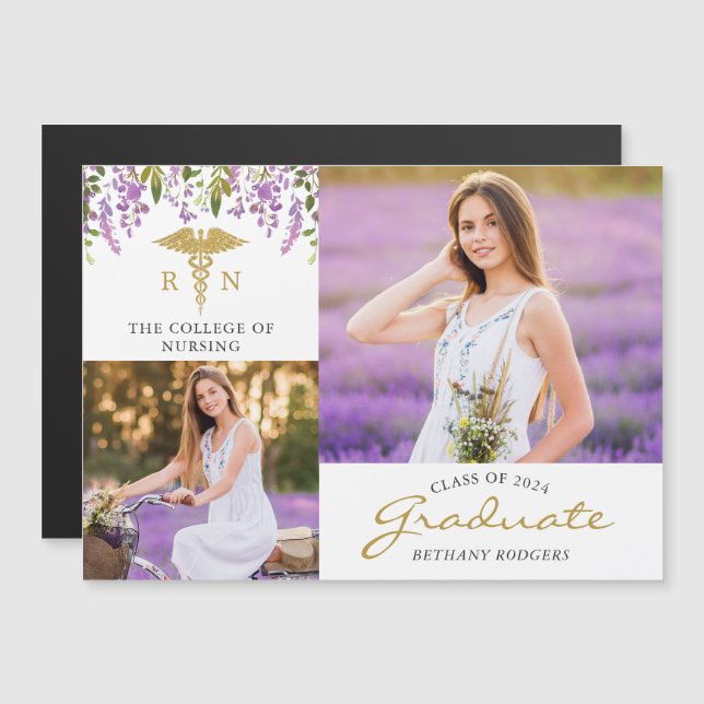 Licence en soins infirmiers de la RN 2 Magnet de F (Devant / Derrière)