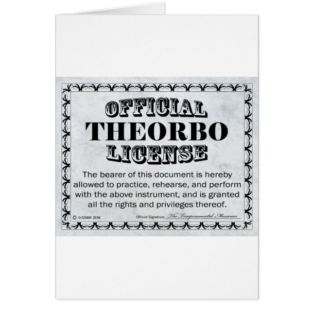 Licence Theorbo (Devant)