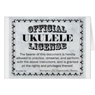 Licence Ukulele