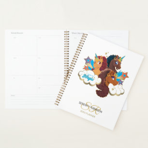 Licorne Afro « Faite de Magie » Design Trio