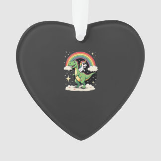 Licorne Arc-en-Ciel Chevauchant T rex - Garçons Fi