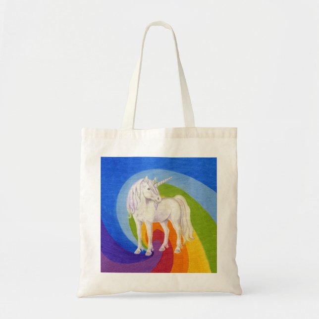Licorne avec le sac d'arc-en-ciel (Devant)