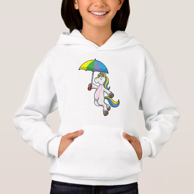 Licorne avec parapluie (Devant)