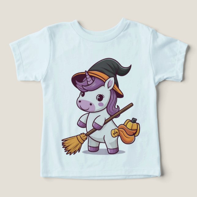LICORNE BÉBÉ EST ALLÉE QUERIR DES FRITS (Design Recto)