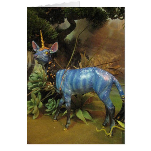 Licorne bleue (Devant)