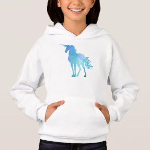 Licorne bleue géométrique moderne