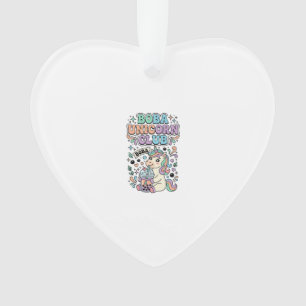 Licorne Boba Licorne Club Kawaii Typographie Desig