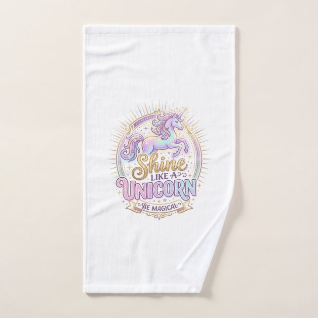Licorne Brille Comme une Licorne POD Prêt Marché (Serviette à main)