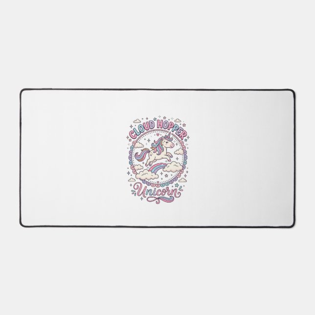 Licorne Cloud Hopper Licorne Ludique Cadeau Mignon (Recto)