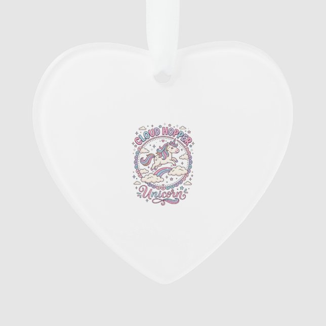 Licorne Cloud Hopper Licorne Ludique Cadeau Mignon (devant)