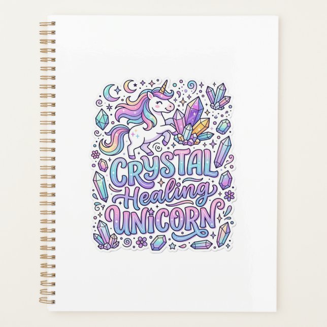 Licorne Cristal Guérison Cadeau Licorne Idée Vecto (Devant)