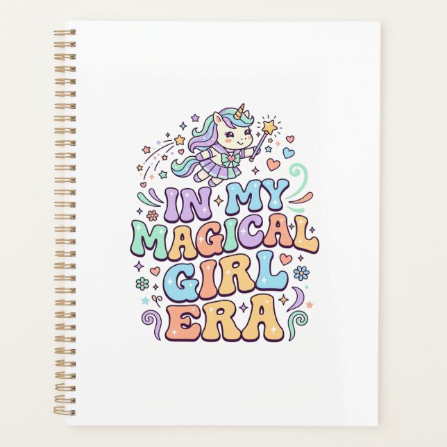 Licorne Dans Mon Autocollant Kawaii De L'ère Fille (Devant)