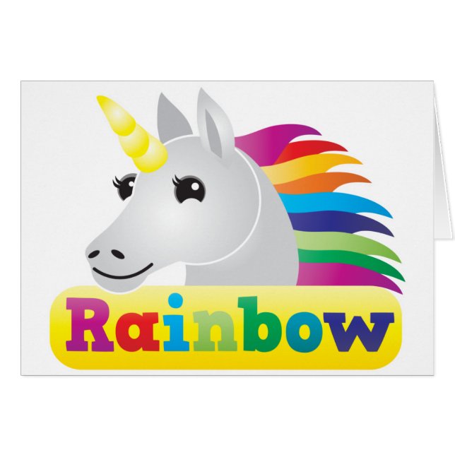 Licorne d'arc-en-ciel (Devant horizontal)