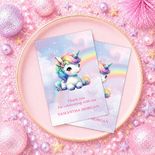 Licorne de couleur fantaisiste jour magique merci