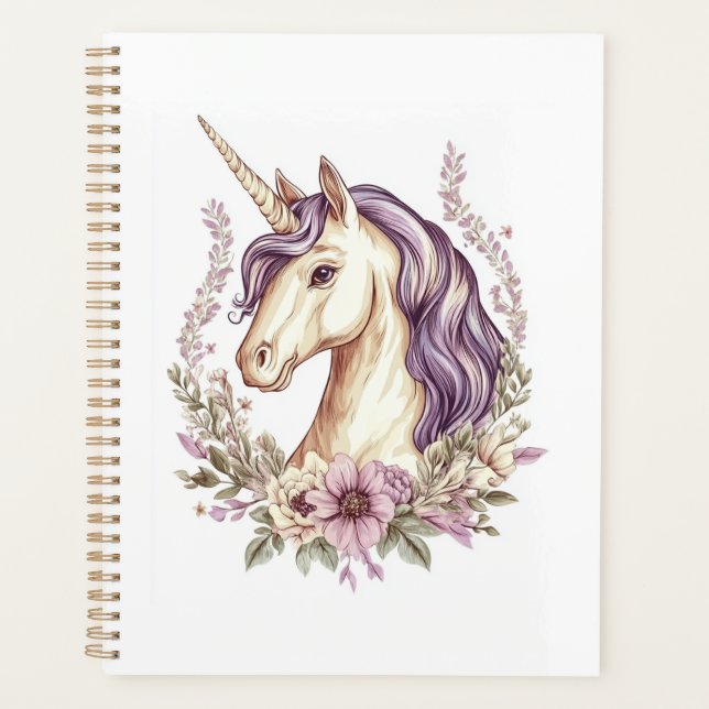 Licorne de Fantaisie Florale  (1) (Devant)
