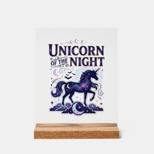 Licorne de la conception de graphique de nuit de Z