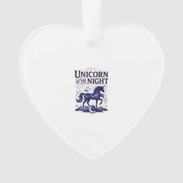 Licorne de la conception graphique de nuit Zazzle  (devant)