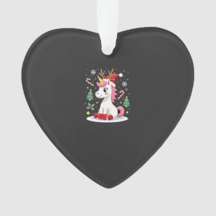 Licorne de Noël Mignonne Magique Xmas Filles Tout-