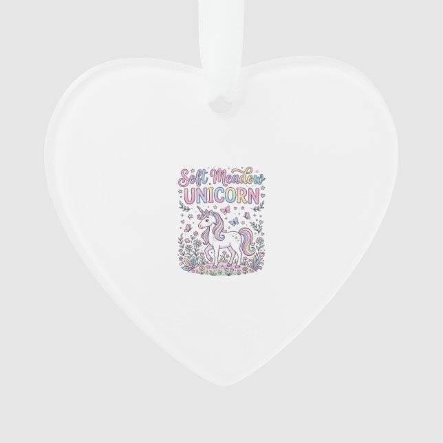 Licorne Douce Prairie Licorne Adorable Conception  (devant)