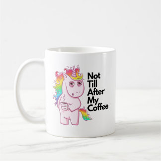 Licorne drôle d'arc-en-ciel de tasse d'amant de