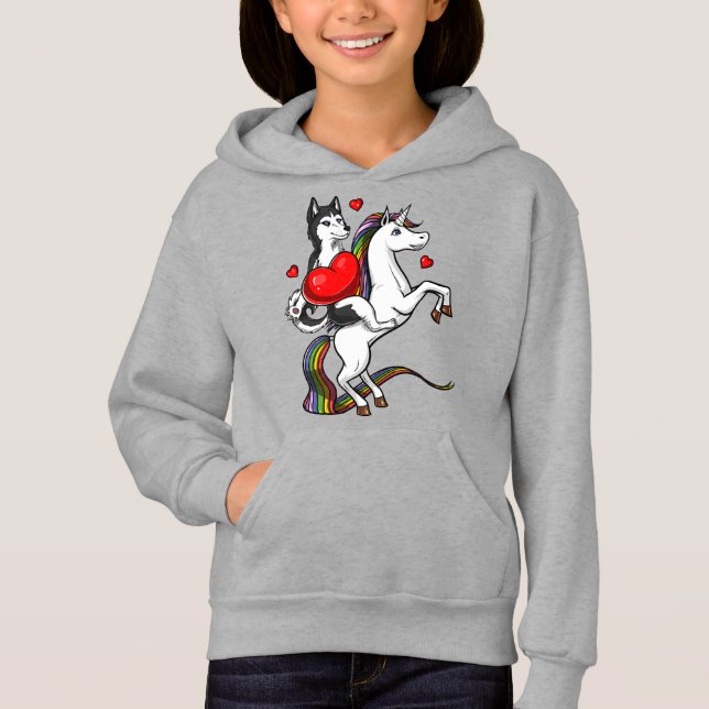 Licorne drôle d'équitation de chien de chien de (Devant)